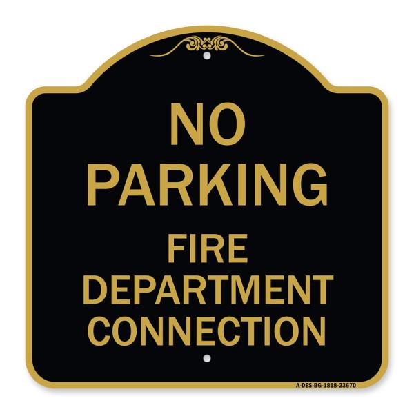 SignMission Designer Series Sign - No Parking Sign...