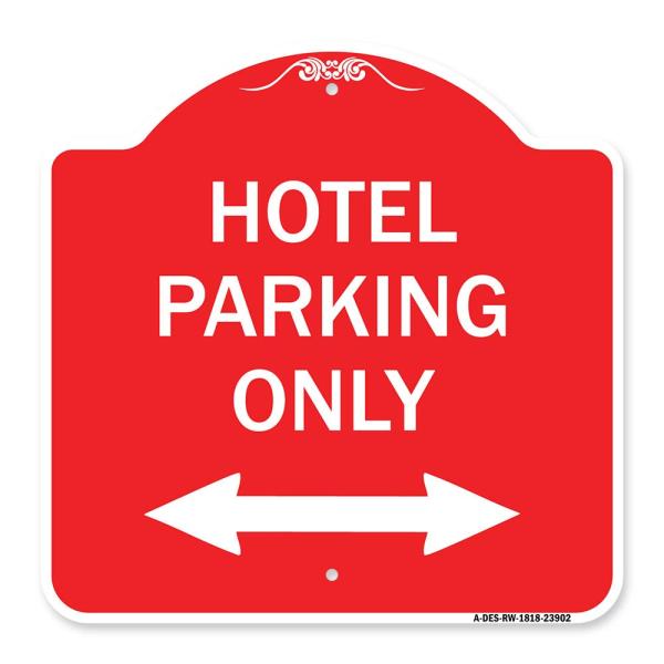 SignMission Designer Series Sign - Hotel Parking O...