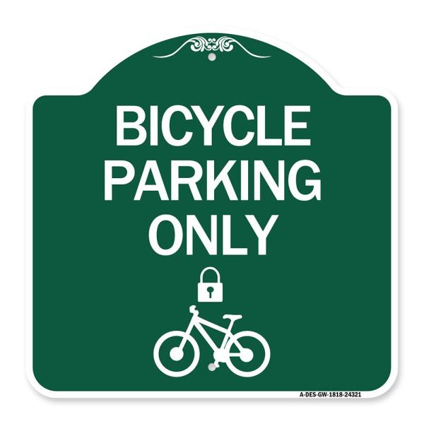 SignMission Designer Series Sign - Bicycle Parking...