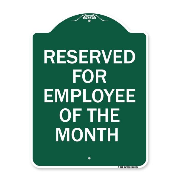 SignMission Designer Series Sign - Reserved for Em...