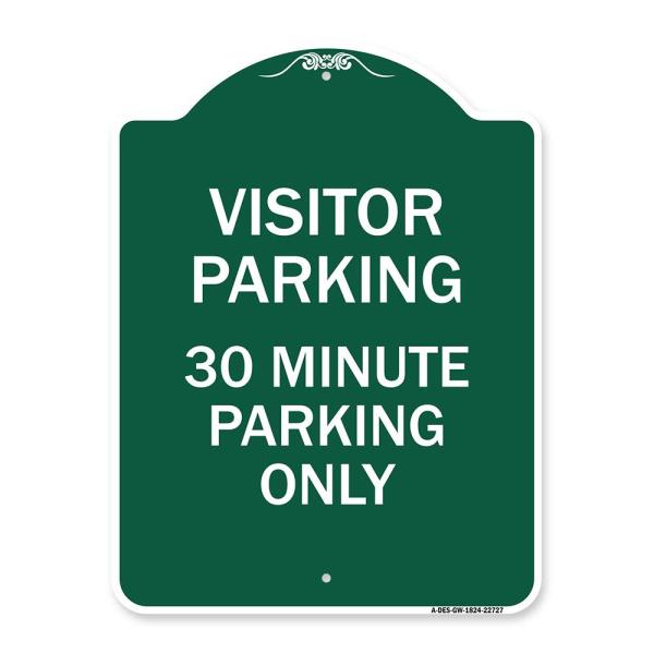 SignMission Designer Series Sign - Visitor Parking...