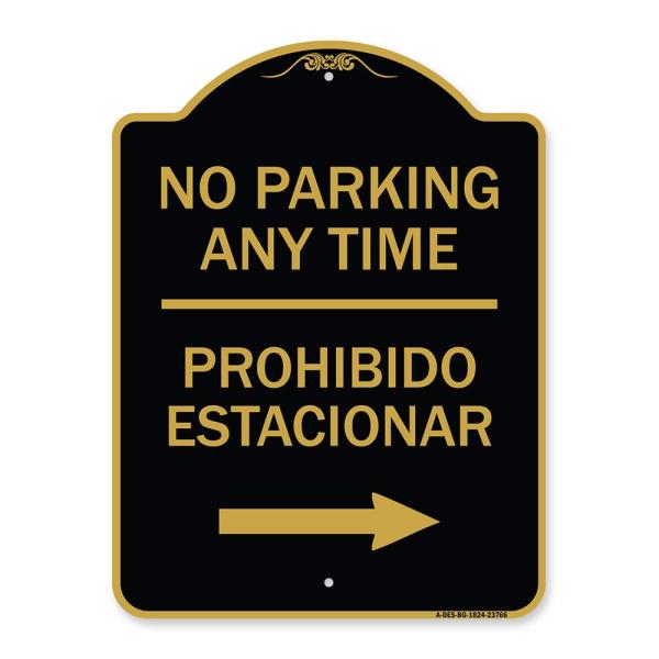 SignMission Designer Series Sign - No Parking Anyt...