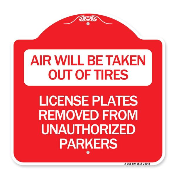 SignMission Designer Series Sign - Air Will Be Tak...