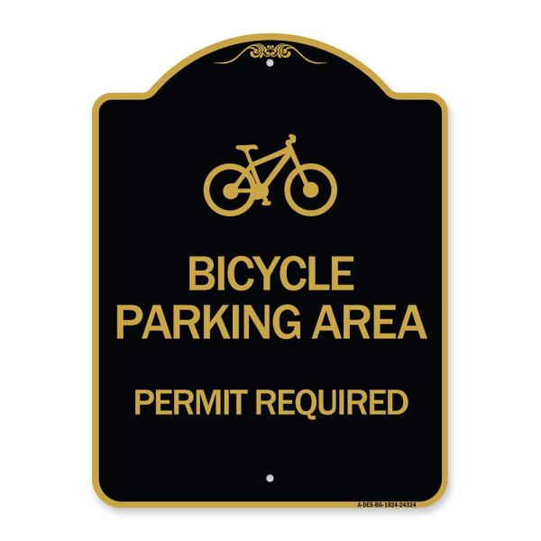 SignMission Designer Series Sign - Bicycle Parking...