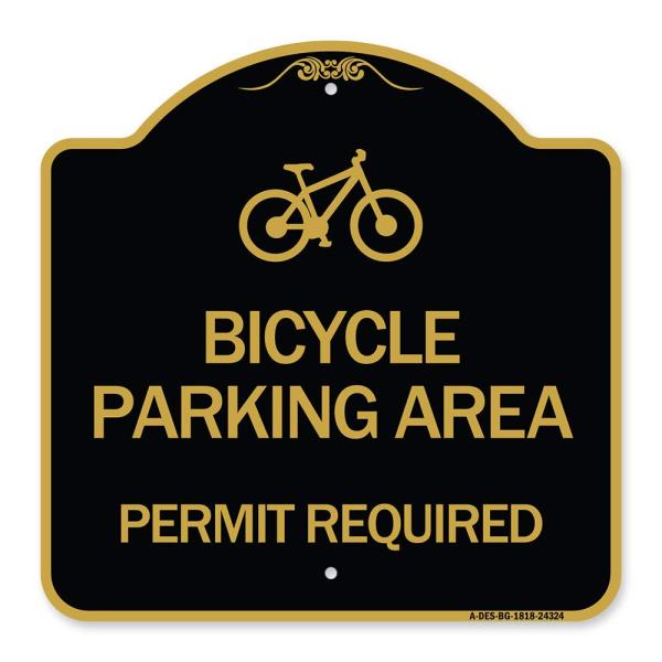 SignMission Designer Series Sign - Bicycle Parking...