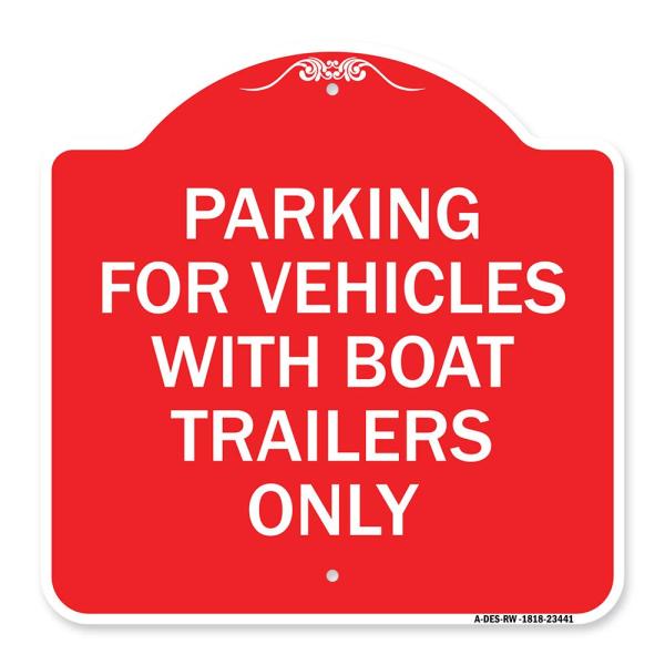 SignMission Designer Series Sign - Parking for Veh...