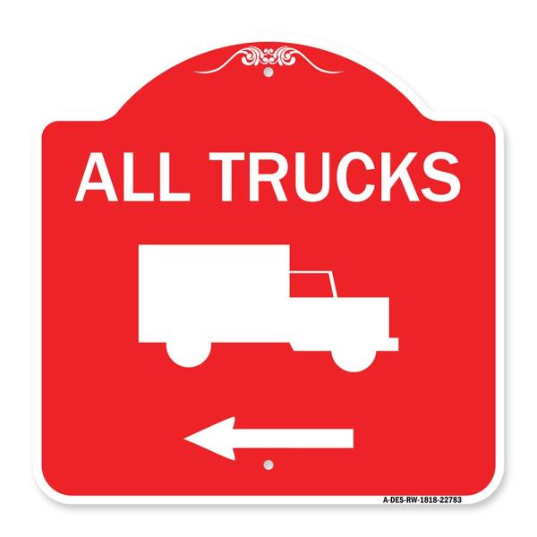 SignMission Designer Series Sign - Trucks Sign All...