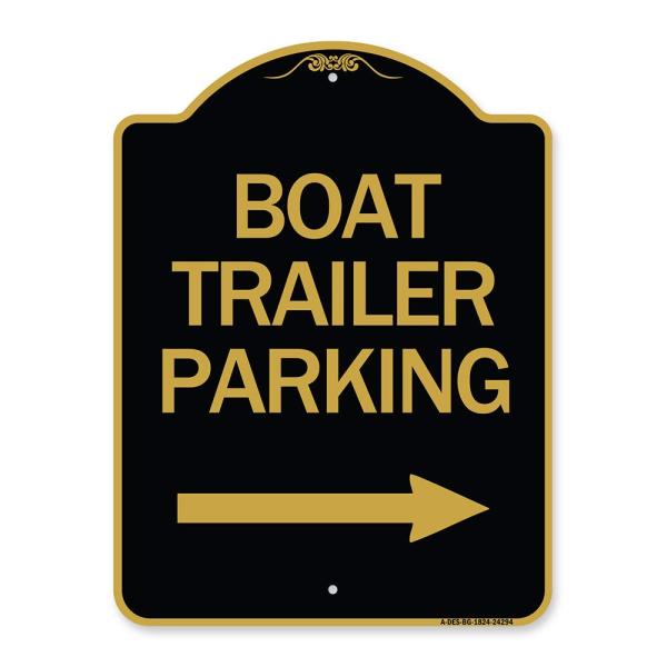 SignMission Designer Series Sign - Boat Trailer Pa...