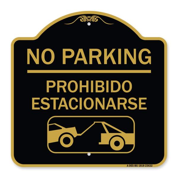 SignMission Designer Series Sign - No Parking - Pr...
