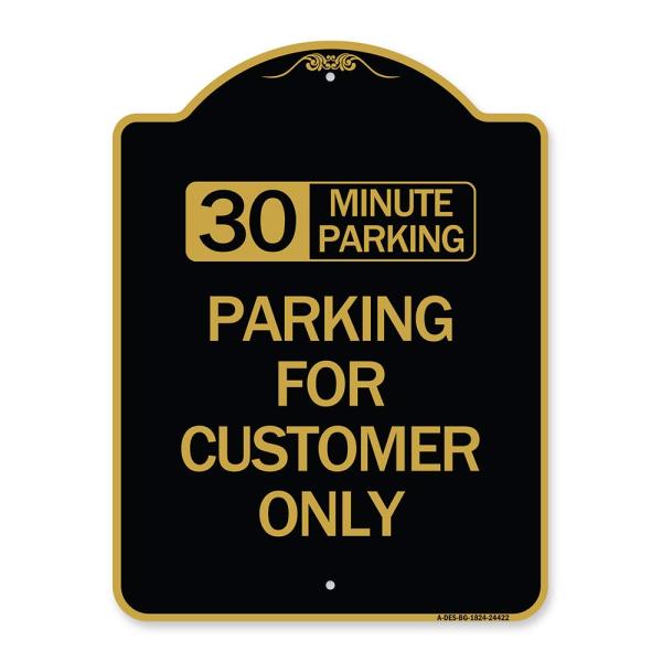 SignMission Designer Series Sign - 30 Minutes Park...