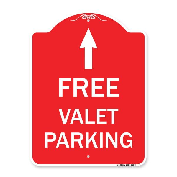 SignMission Designer Series Sign - Free Valet Park...