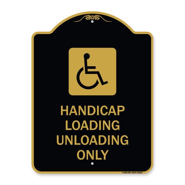 SignMission Designer Series Sign - Handicap Loadin...