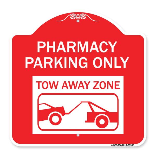 SignMission Designer Series Sign - Pharmacy Parkin...