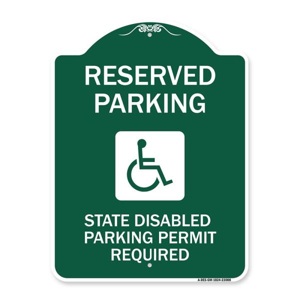SignMission Designer Series Sign - Reserved Parkin...