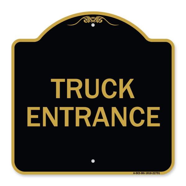SignMission Designer Series Sign - Traffic Entranc...