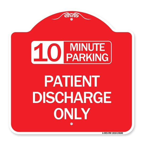 SignMission Designer Series Sign - 10 Minutes Park...