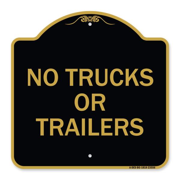 SignMission Designer Series Sign - No Trucks or Tr...