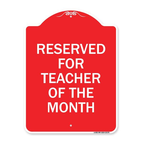 SignMission Designer Series Sign - Reserved for Te...