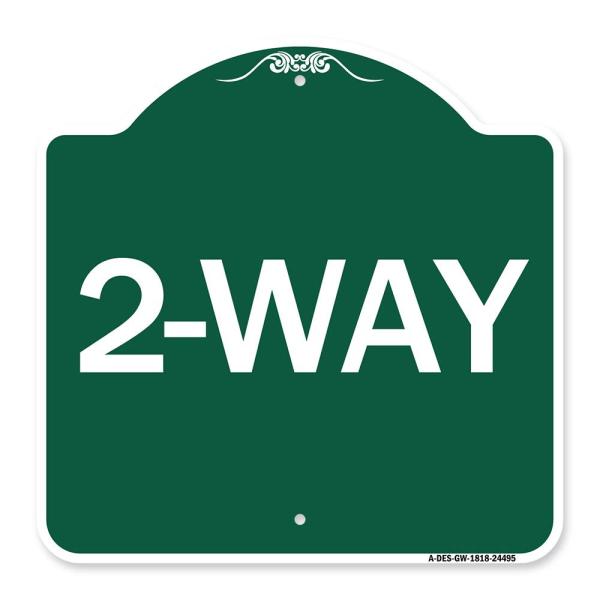 SignMission Designer Series Sign - 2-Way | Green ＆...