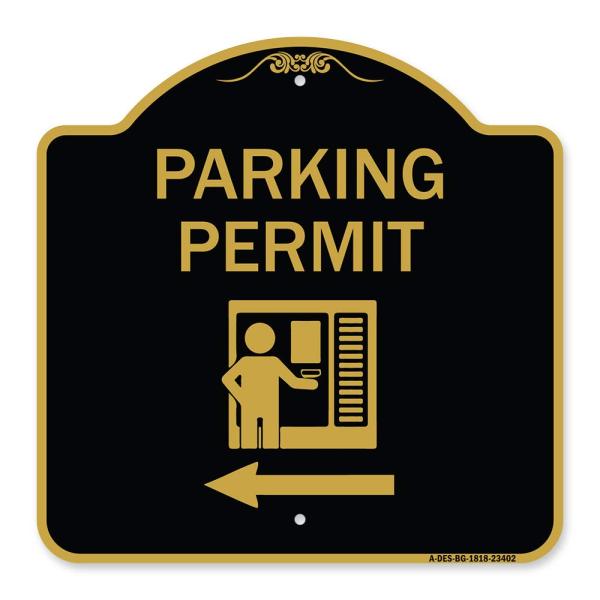 SignMission Designer Series Sign - Parking Permit ...