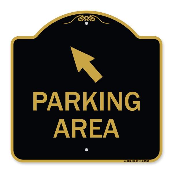 SignMission Designer Series Sign - Parking Area wi...
