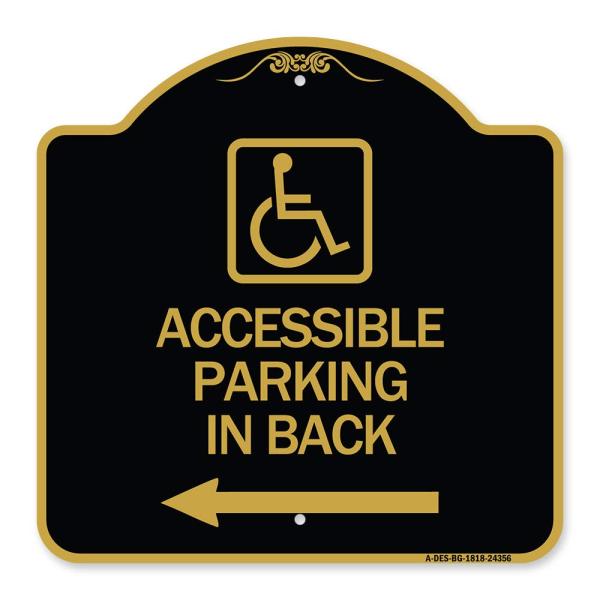 SignMission Designer Series Sign - Accessible Park...