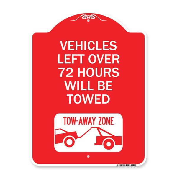 SignMission Designer Series Sign - Vehicles Left O...