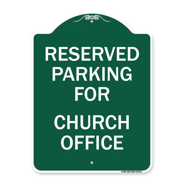 SignMission Designer Series Sign - Parking Reserve...