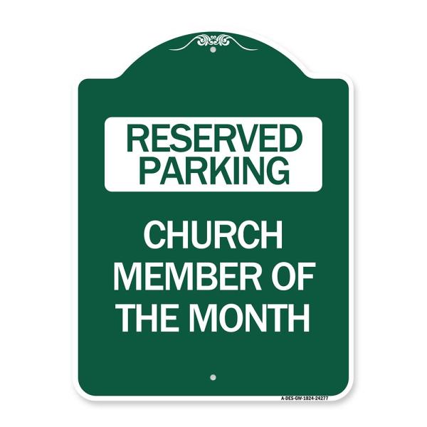 SignMission Designer Series Sign - Church Member o...