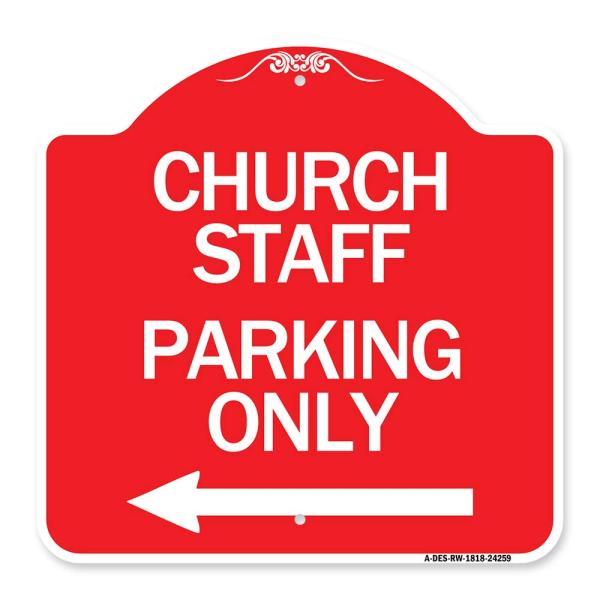 SignMission Designer Series Sign - Church Staff Pa...