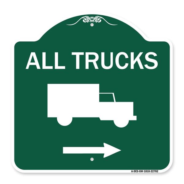 SignMission Designer Series Sign - Trucks Sign All...