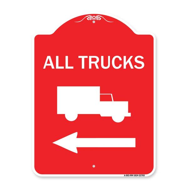 SignMission Designer Series Sign - Trucks Sign All...