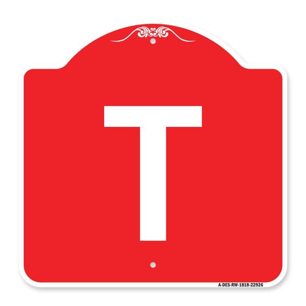 SignMission Designer Series Sign - Sign with Lette...