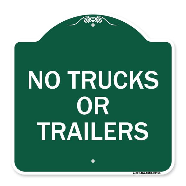 SignMission Designer Series Sign - No Trucks or Tr...