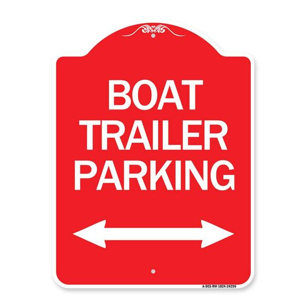 SignMission Designer Series Sign - Boat Trailer Pa...
