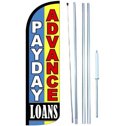Payday Advance Loans Swooper Windless Flag Kit (fu...
