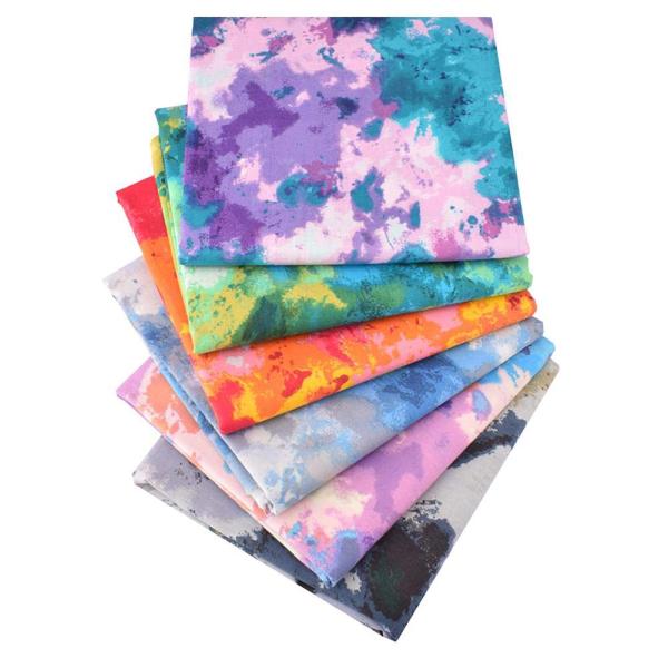 Qimicody Fat Quarters ファブリックバンドル 6ピース 100%コットン 20イ...