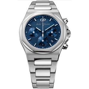 ジラール・ペルゴ ロレアート クロノグラフ ブルー文字盤 42mm メンズ腕時計 81020-11-431-11A