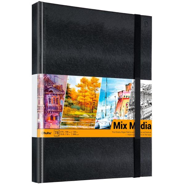 Ohuhu Mix Media Pad - 10.8" x 7.8" Mixed Media Art...