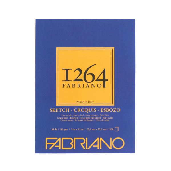 Fabriano 1264 スケッチパッド 9 x 12 ライトクリーム