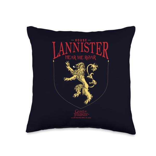 Game of Thrones House Lannister Sigil Throw Pillow