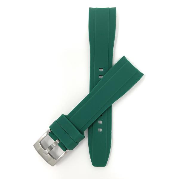 Bandini Silicone Watch Bands - Curved End - Emboss...