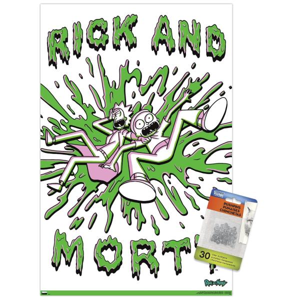Trends International Rick And Morty - Acid Wall Po...