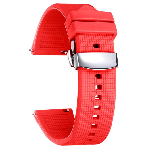 BINLUN Silicone Watch Bands Quick Release Rubber S...