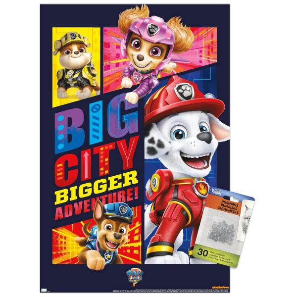 Nickelodeon Paw Patrol Movie - Big City Wall Poste...