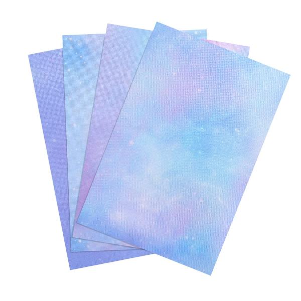 Pllieay 4 Pieces Printed Aida Cloth 14 Count Cross...