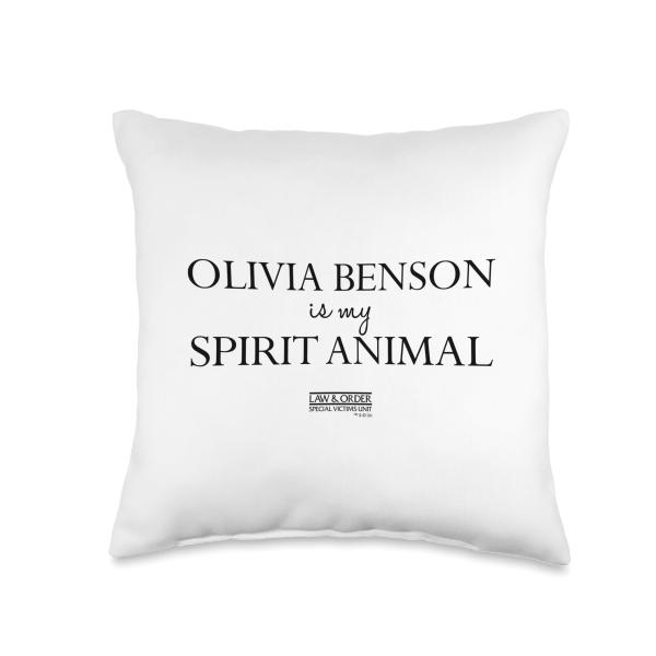 Olivia Benson is my Spirit Animal Throw Pillow