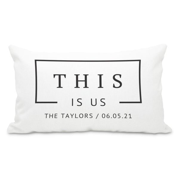 WEDDINGSTAR Personalized 12" x 20" Rectangle Throw...