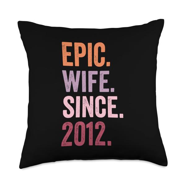Epic Wife Since 2012 | 14th wedding anniversary 14...