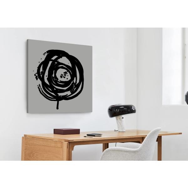 Armen Living A Way Out I - Square Black and Grey W...
